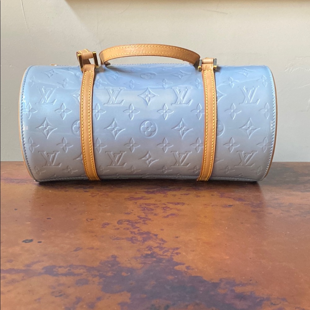 Louis Vuitton Blue Vernis  Bedford Shoulder Bag